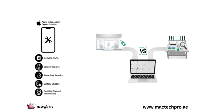 Authorized vs independent apple repair dubai — MacTech Pro Dubai