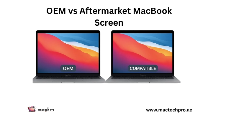 Oem vs aftermarket macbook screen — MacTech Pro Dubai