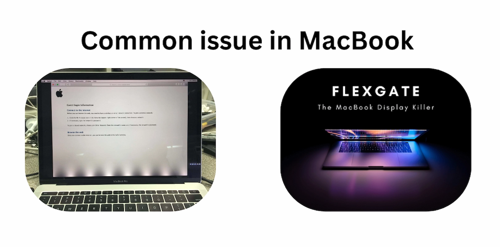 MacBook Pro A1708 Flexgate Backlight Issue Dubai - MacTech Pro