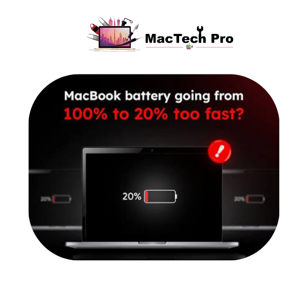Fresh full-capacity A1932 battery fitted on an ESD-safe bench — MacTech Pro Dubai