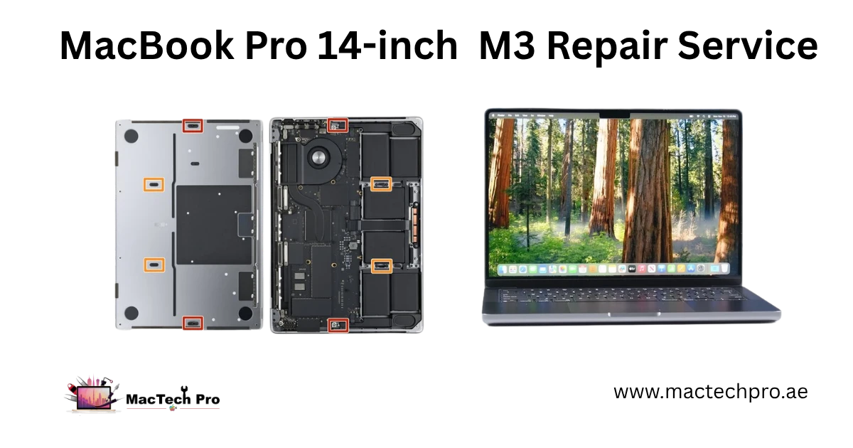MacBook Pro 14-inch M3 (A2918) Repair Service in Dubai — MacTech Pro Dubai