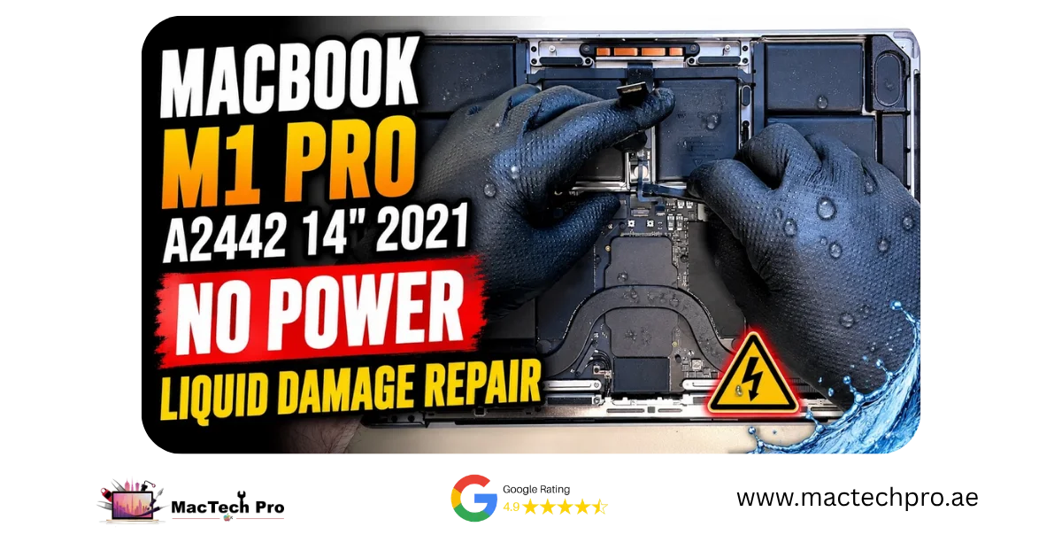 MacBook Pro M1, M1 Pro and M1 Max repair in Dubai by MacTech Pro