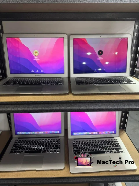 Final quality testing of a repaired MacBook before delivery — MacTech Pro Dubai Marina